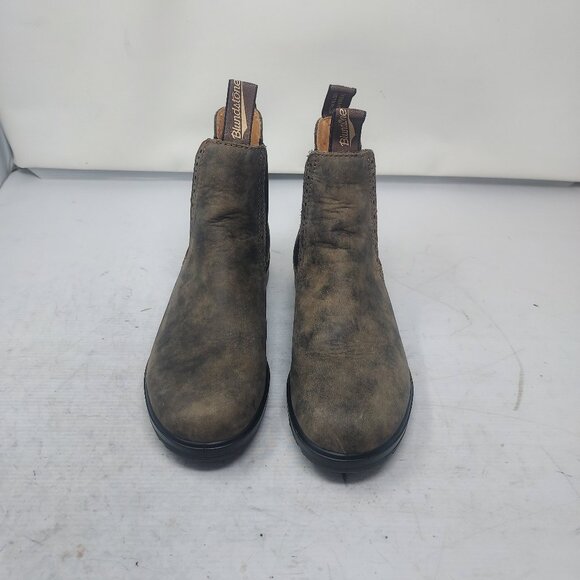 Blundstone WOMENS Chelsea Rustic Brown Tall Boot - Picture 5 of 9